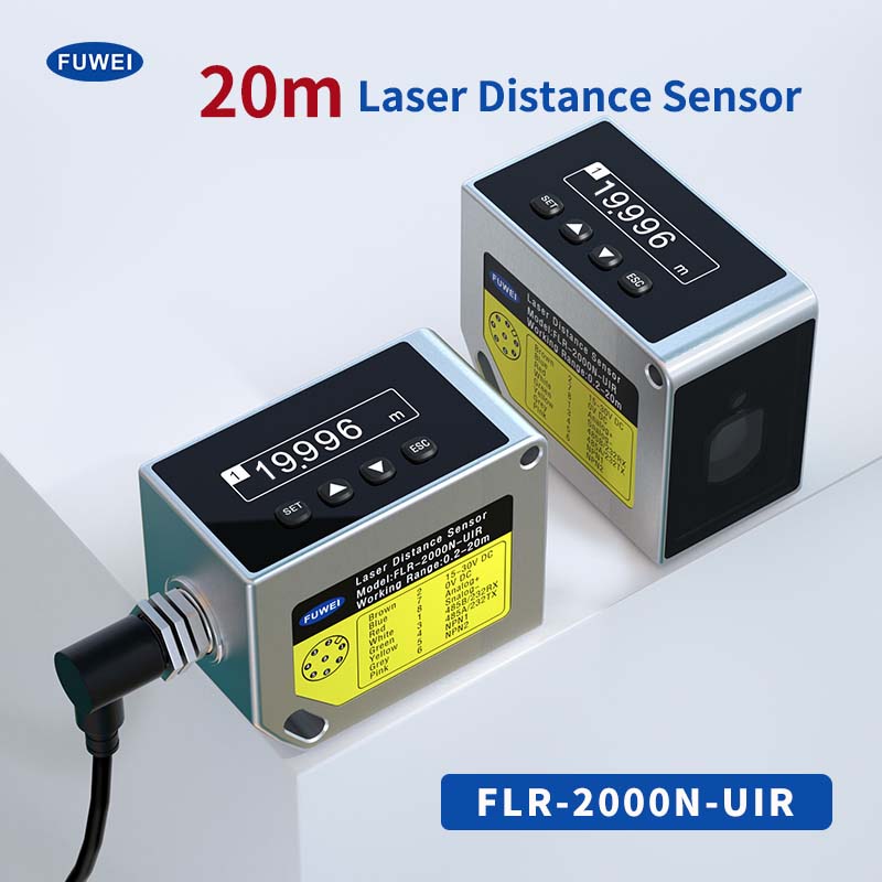 Лазерный датчик дальности 20 метров FLR-2000N-UIR